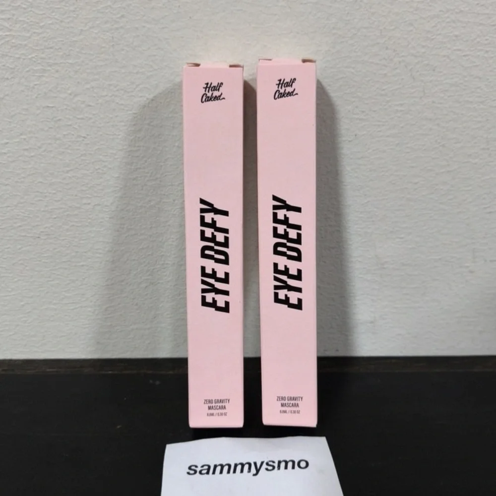 Half Caked Eye Defy ZERO Gravity Mascara, BLACK (8.8mL/0.30oz) x3 boxes